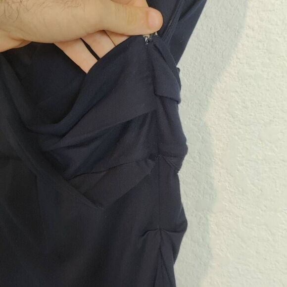 Diane Von Furstenberg Navy Mini Dress NWT - Picture 6 of 12